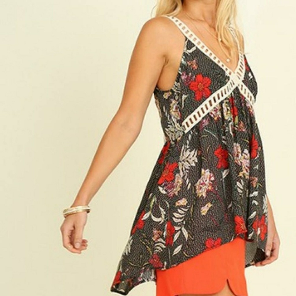 Floral Print Tank